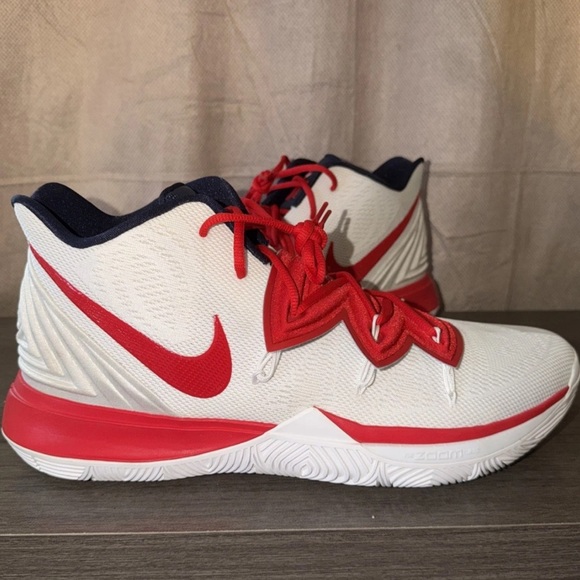 Men’s Kyrie 5  Nike By You ID A V7 917–991 Size 17 USA Custom Red White Blue main image 9